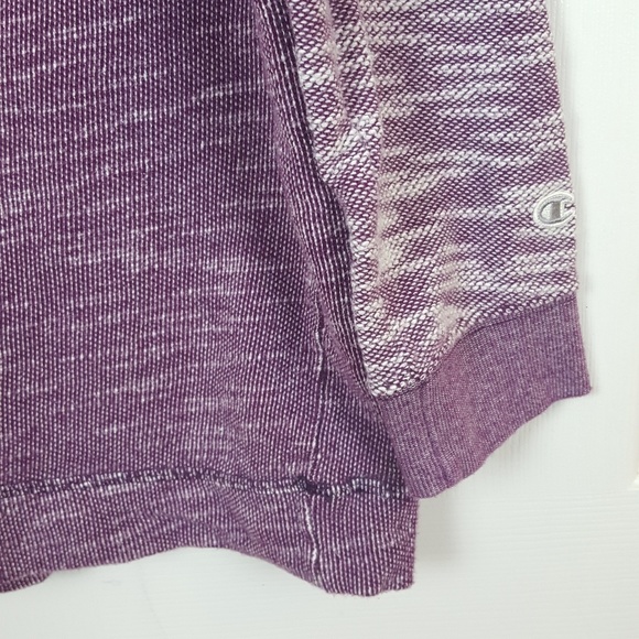 Champion Crewneck Purple Sweater Women's Large - Picture 3 of 7